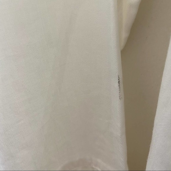 New Paige Tailynn White Long Sleeve Peasent Style Boho Blouse Size Large - Picture 12 of 16